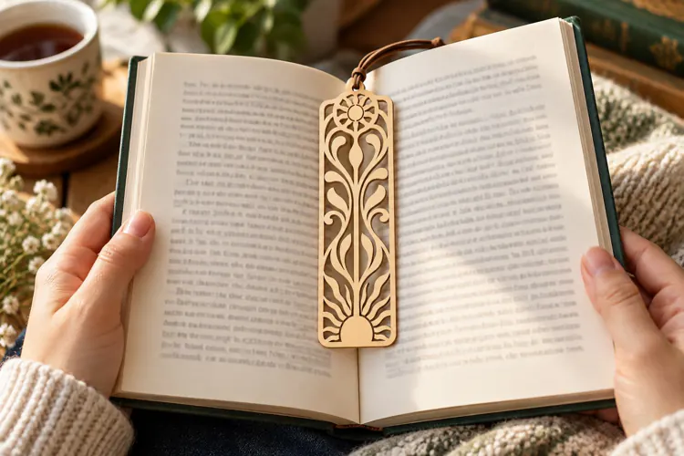 Botanical Arch Bookmark Laser Cut SVG File botanical bookmar