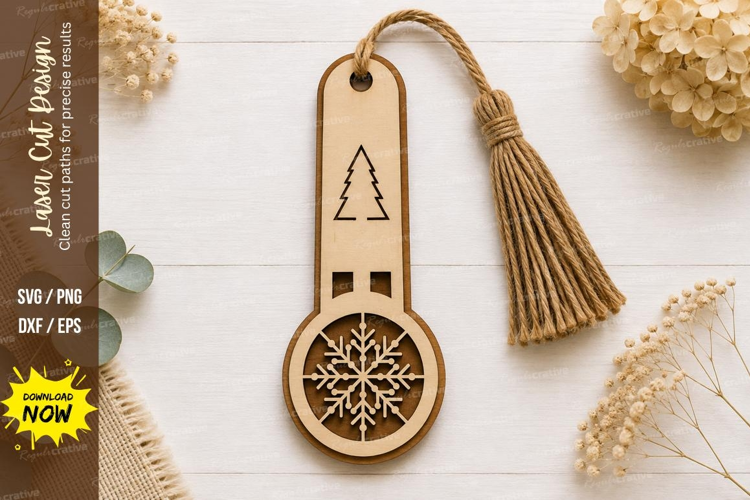 Christmas Tree Snowflake Laser Cut SVG File