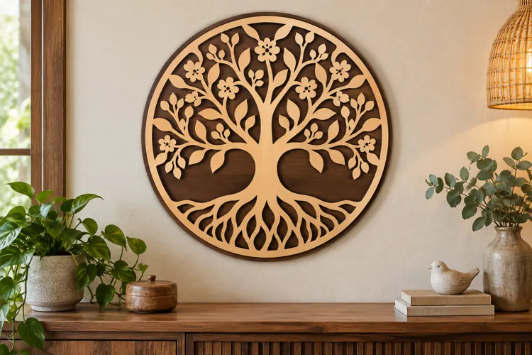 Blossom Tree of Life Laser Cut SVG File tree of life svg,