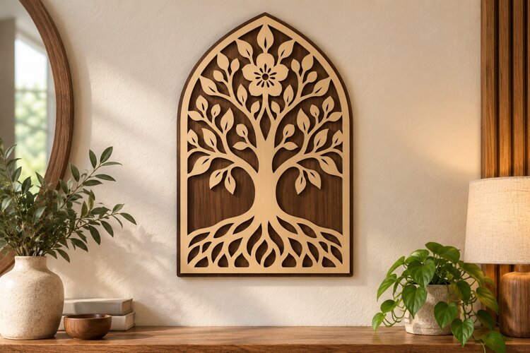 Arch Tree of Life Laser Cut SVG File arch tree of life, tree example image 1