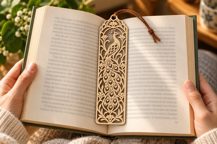 mandala leaf bookmark, leaf bookmark png, mandala bookmark example image 1