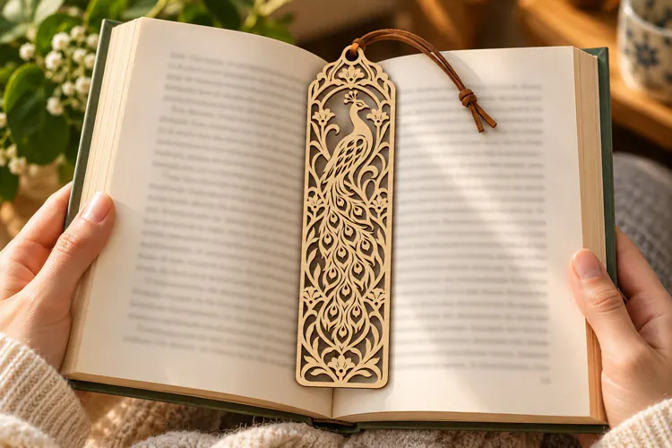 mandala leaf bookmark, leaf bookmark png, mandala bookmark