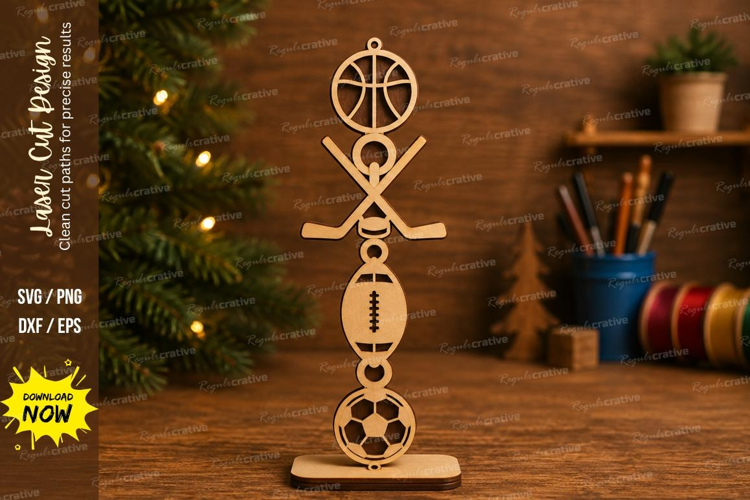 Basketball Football Soccer Laser Cut SVG basketball