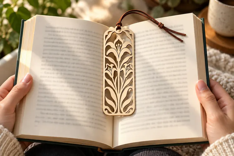 botanical floral bookmark, floral bookmark png, botanical