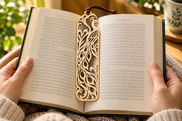 ornate botanical bookmark, botanical bookmark png, floral