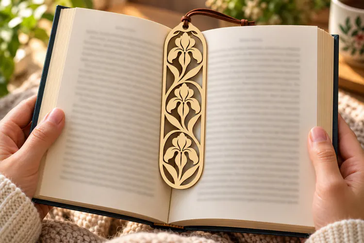 botanical flower bookmark, flower bookmark png, floral bookm