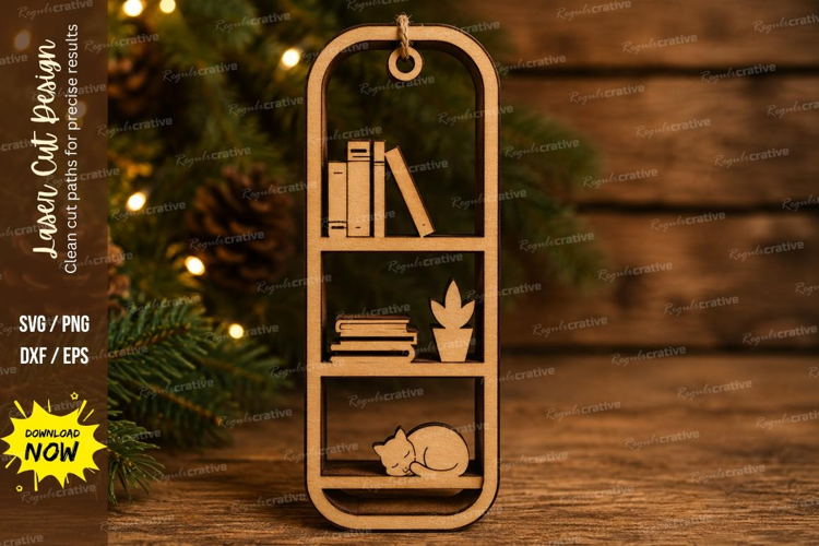 Cat Bookshelf Ornament Sleeping Cat Books Plant Reading Shel
