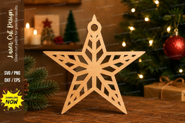 Polka Dot Star Laser Cut SVG File polka dot star svg, dotted