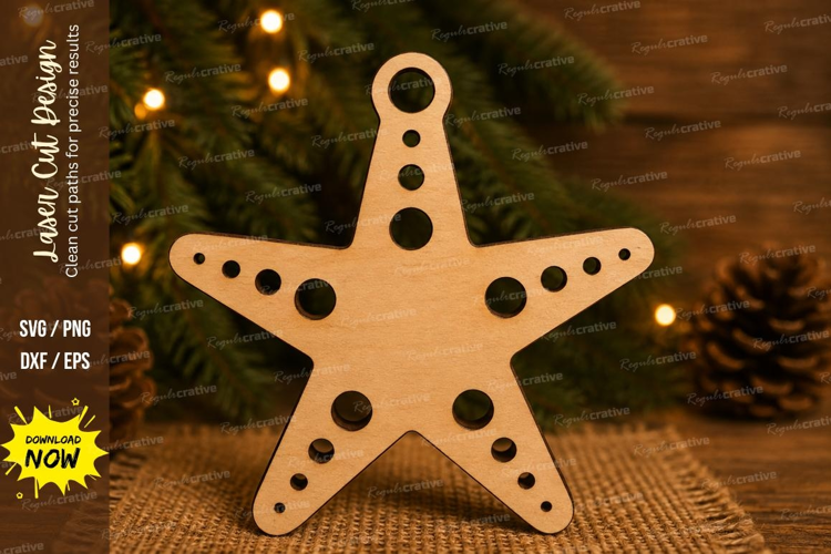Flower Star Laser Cut SVG File flower center star svg, flora