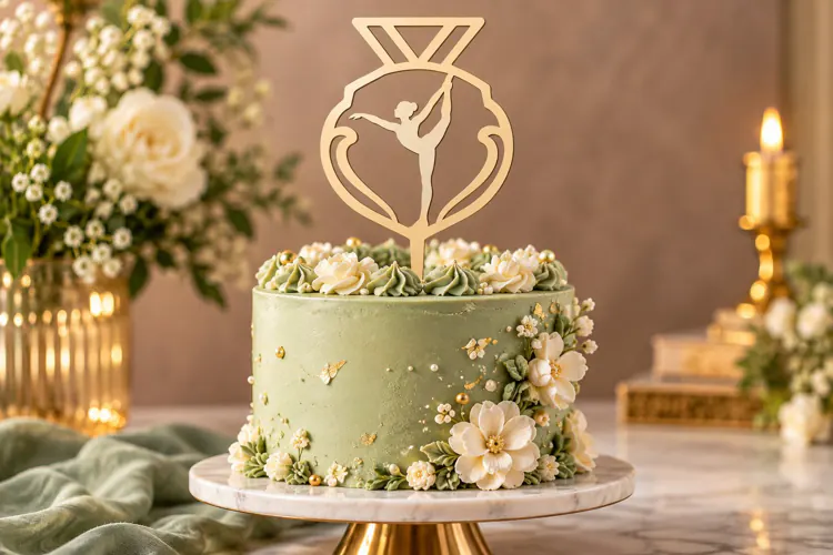 Ballet Tutu Dress Cake Topper Laser Cut SVG PNG Design