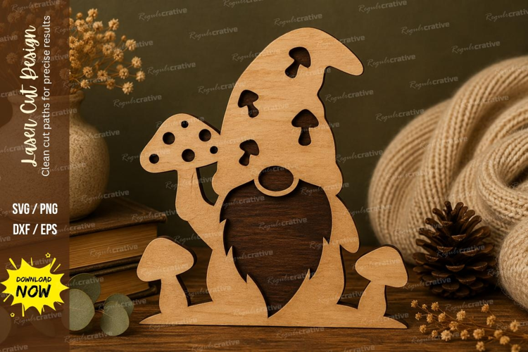 Heart Gnome Laser Cut SVG File heart gnome svg, valentine