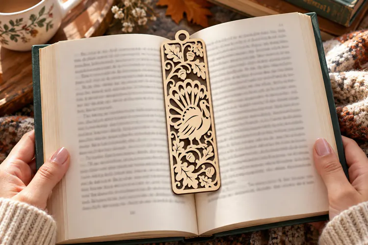 Ornate Bee Bookmark PNG Design, ornate bee bookmark, bee boo