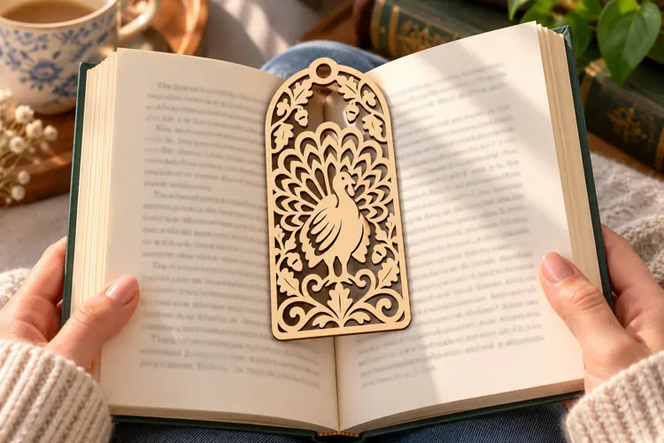 Floral Honey Bee Bookmark PNG Design, floral honey bee
