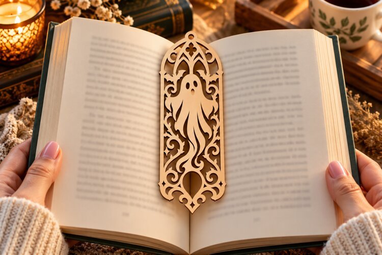 Filigree Cat Bookmark PNG Design, filigree cat bookmark, cat example image 1