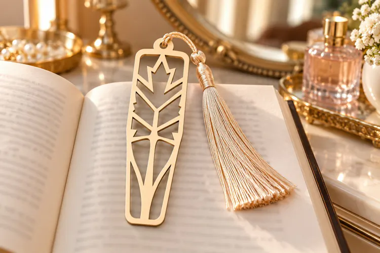 Crown Scroll Bookmark Laser Cut SVG PNG Design crown scroll