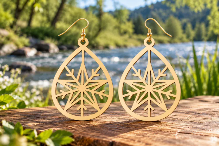 Cannabis Leaf Laser Cut Earring SVG cannabis leaf svg, leaf
