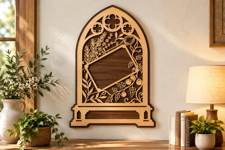 Gothic Arch Tree Photo Frame SVG gothic arch frame svg, cath