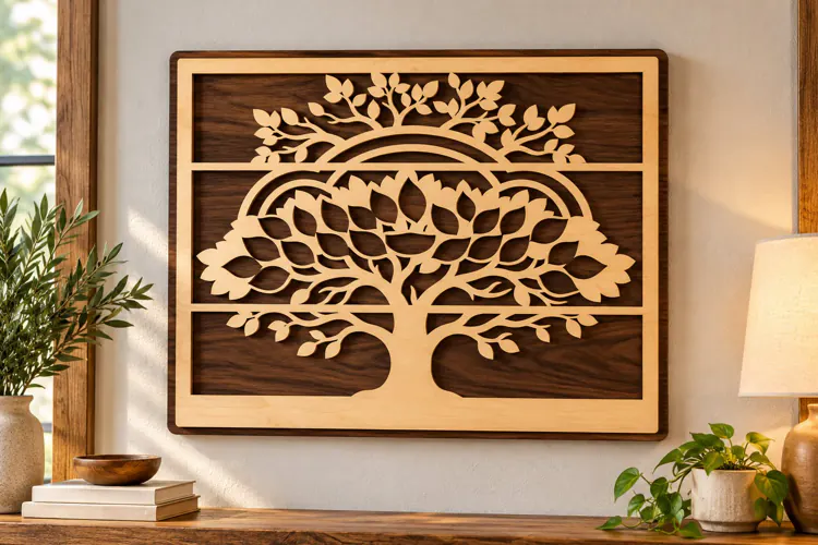 Rectangular Wide Tree of Life SVG wide tree of life svg