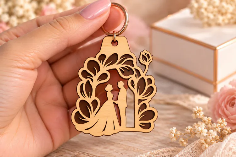 Shield Nature Keychain SVG shield nature keychain, emblem