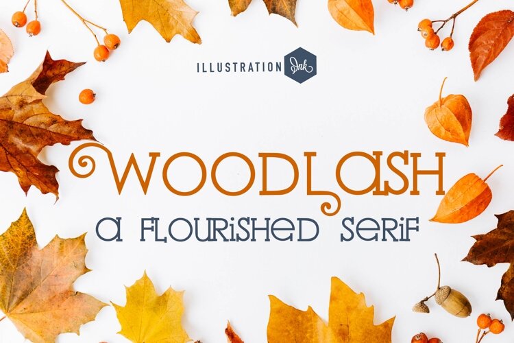 Woodland Flourish Font Family example image 1