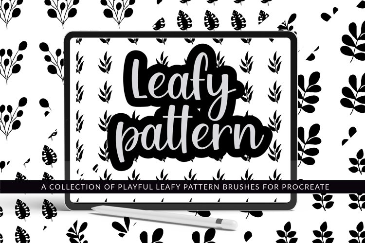 Leafy Patterns for Procreate example image 1