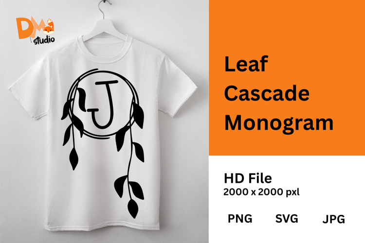 Leaf Cascade Monogram