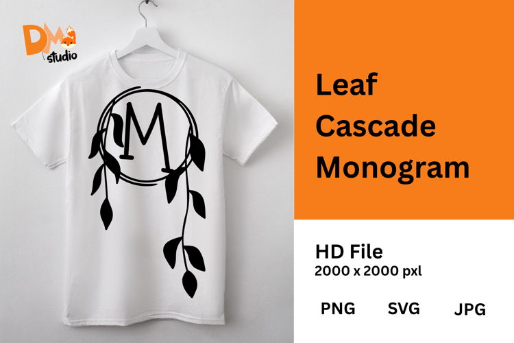 Leaf Cascade Monogram