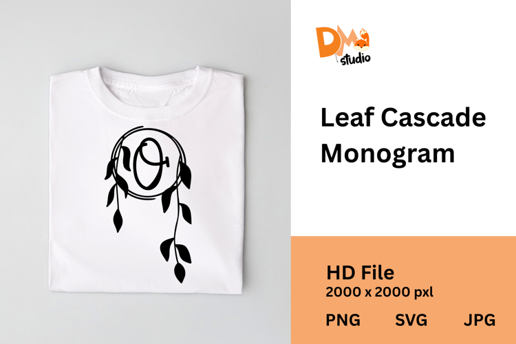 Leaf Cascade Monogram