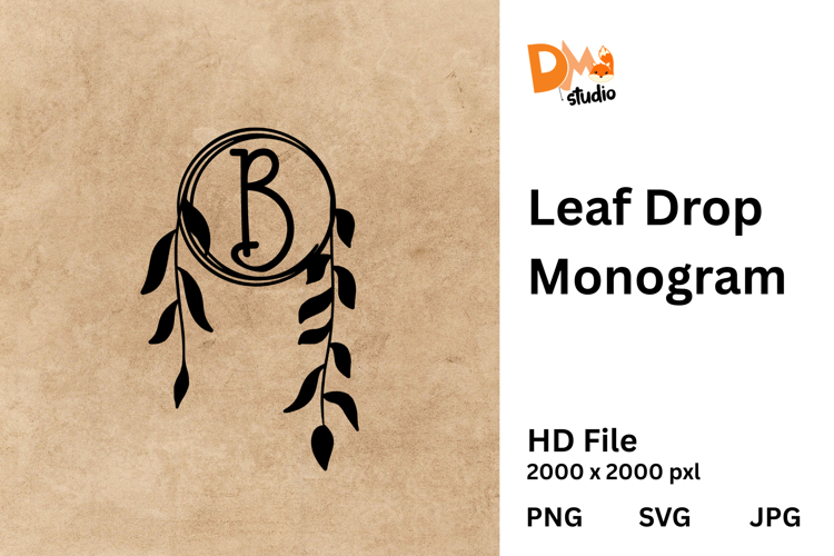 Leaf Drop Monogram