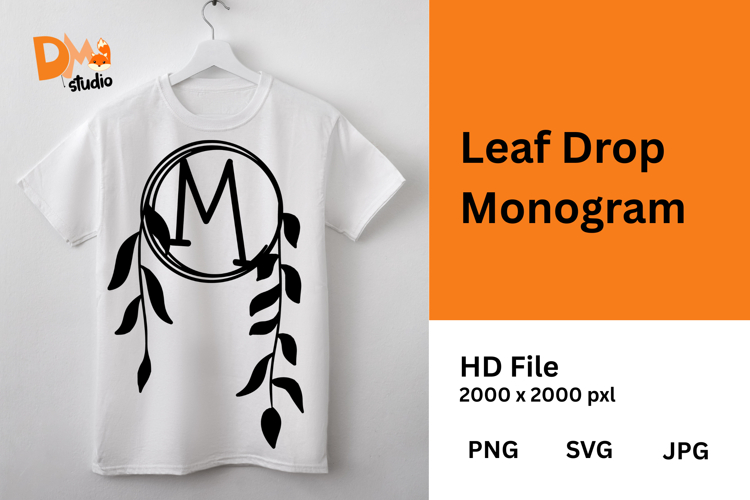 Leaf Drop Monogram