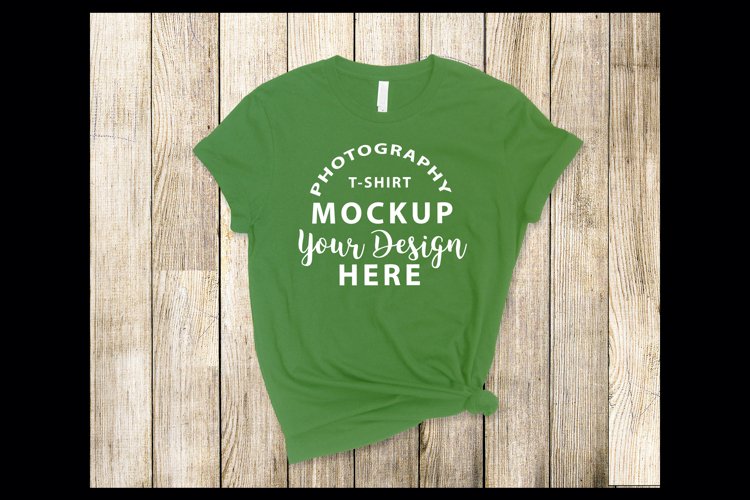 Bella Canvas 3001 Mockup LEAF example image 1