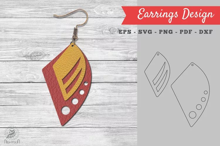 Leather Earring Design 10