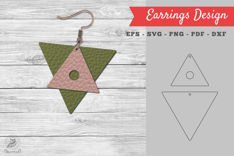 Leather Earring Design 11