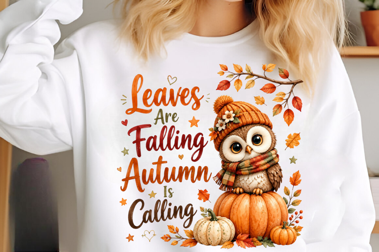 Leaves Are Falling Autumn Is Calling PNG