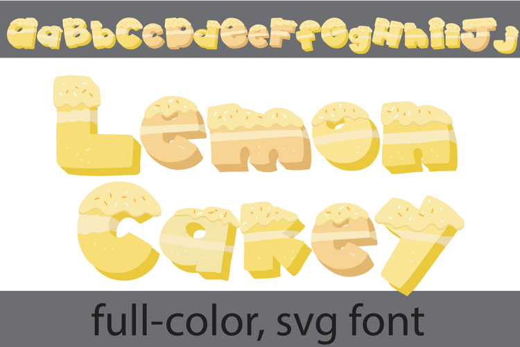 Lemon Cakey Color Font