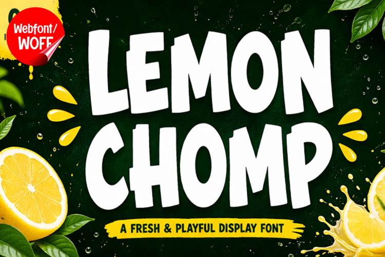 Lemon Chomp Playful Webfont