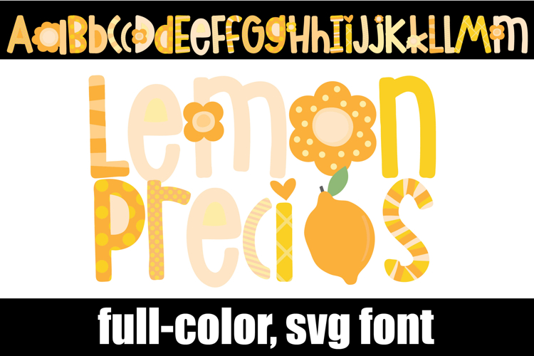 Lemon Precious Color Font