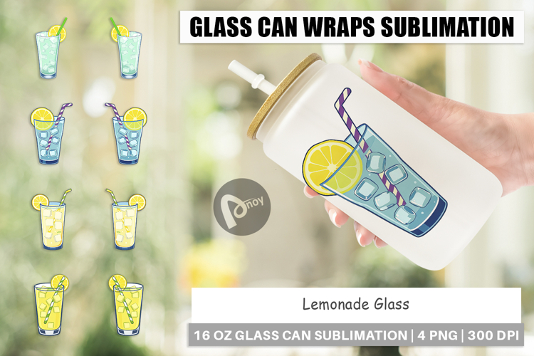 Glass Can Lemonade Glass