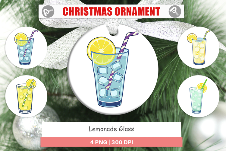 Ornament Lemonade Glass