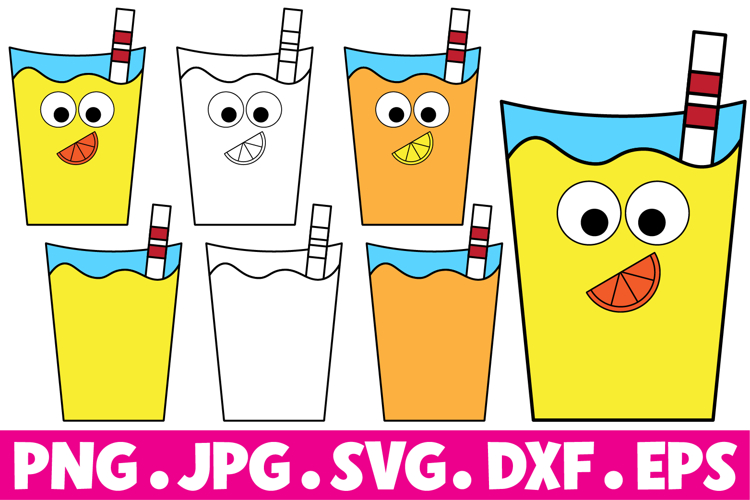 Cup Lemonade SVG, Summer Lemonade Clipart