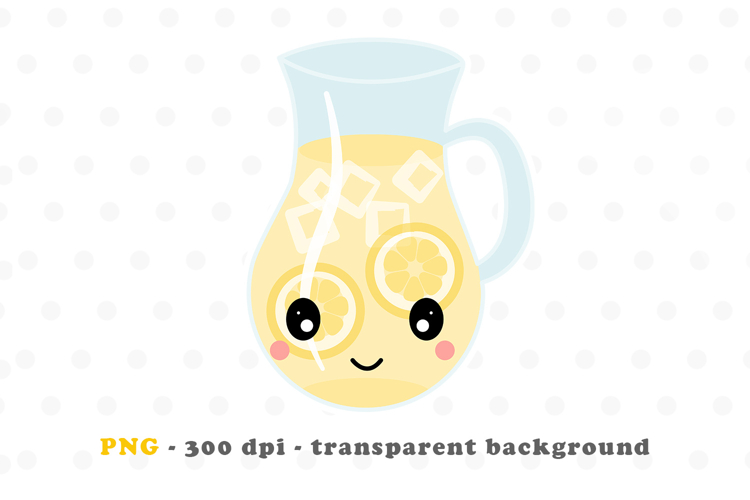 Kawaii Lemonade PNG | Sweet Summer Clipar