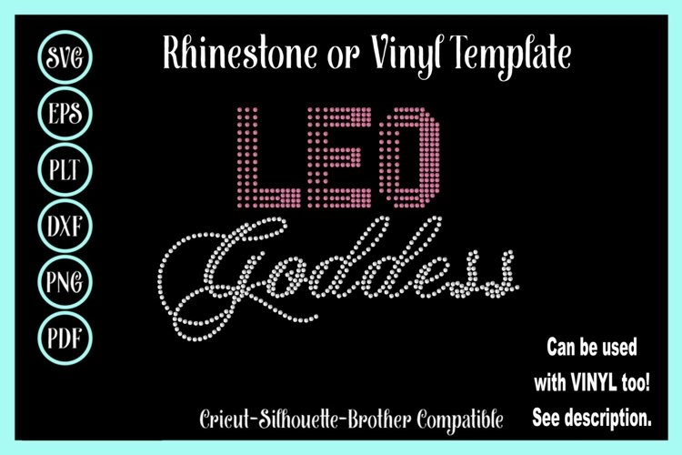 Leo Rhinestone SVG Template - Birthday Bling Design example image 1