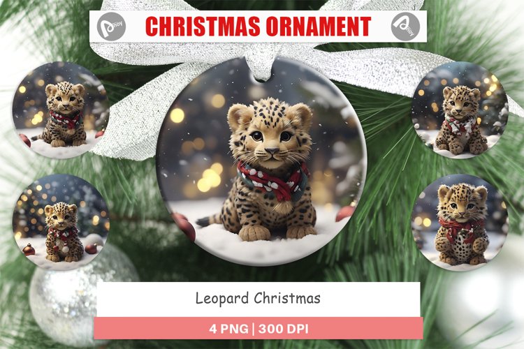 Christmas Ornaments Leopard
