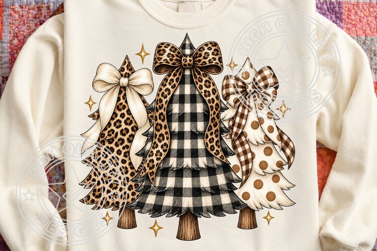 Leopard Christmas Tree PNG example image 1