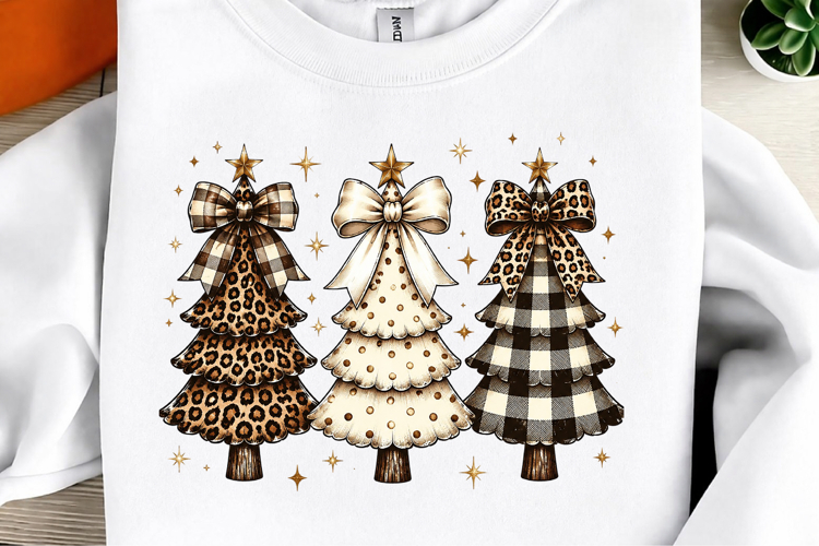 Leopard Christmas Tree PNG