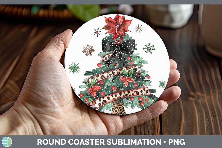 GorgeousLeopard Round Coaster design.