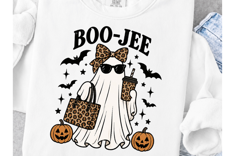 Leopard Ghost Coffee Boo-JEE Halloween