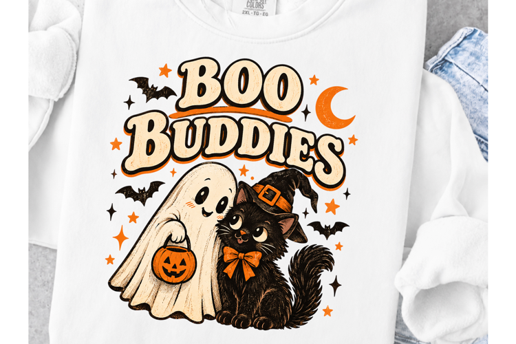Leopard Halloween Ghost PNG, Spooky Ghost Cat Pumpkin