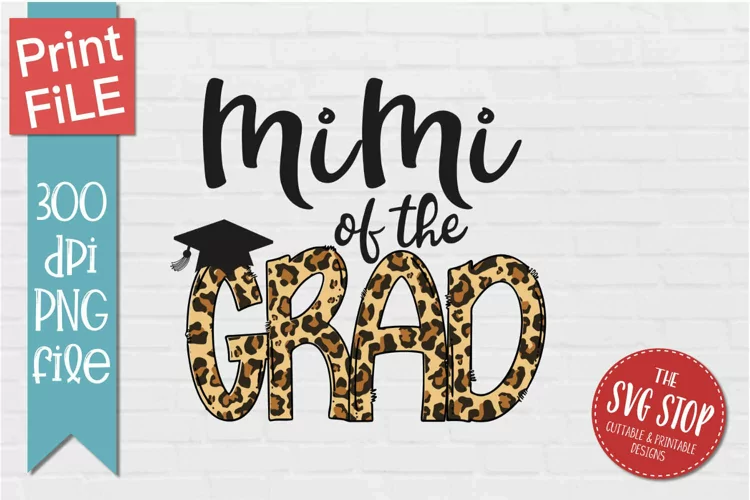 Mimi Of The Grad Sublimation PNG | Senior T-shirt Printable