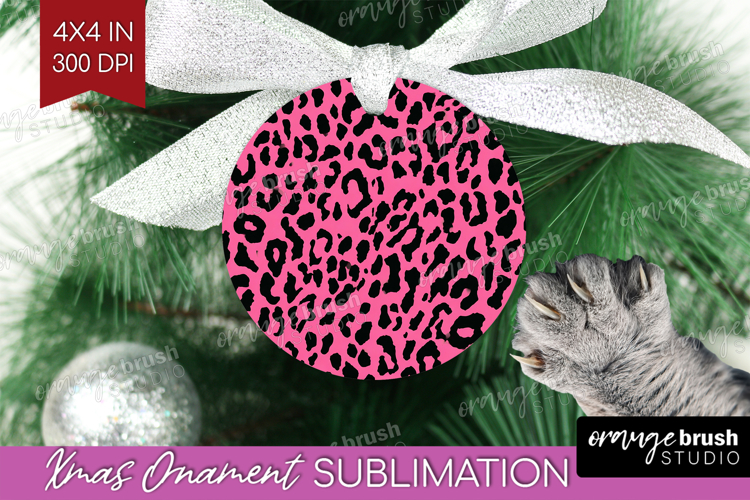Leopard Print Ornament PNG - Animal Print PNG Sublimation